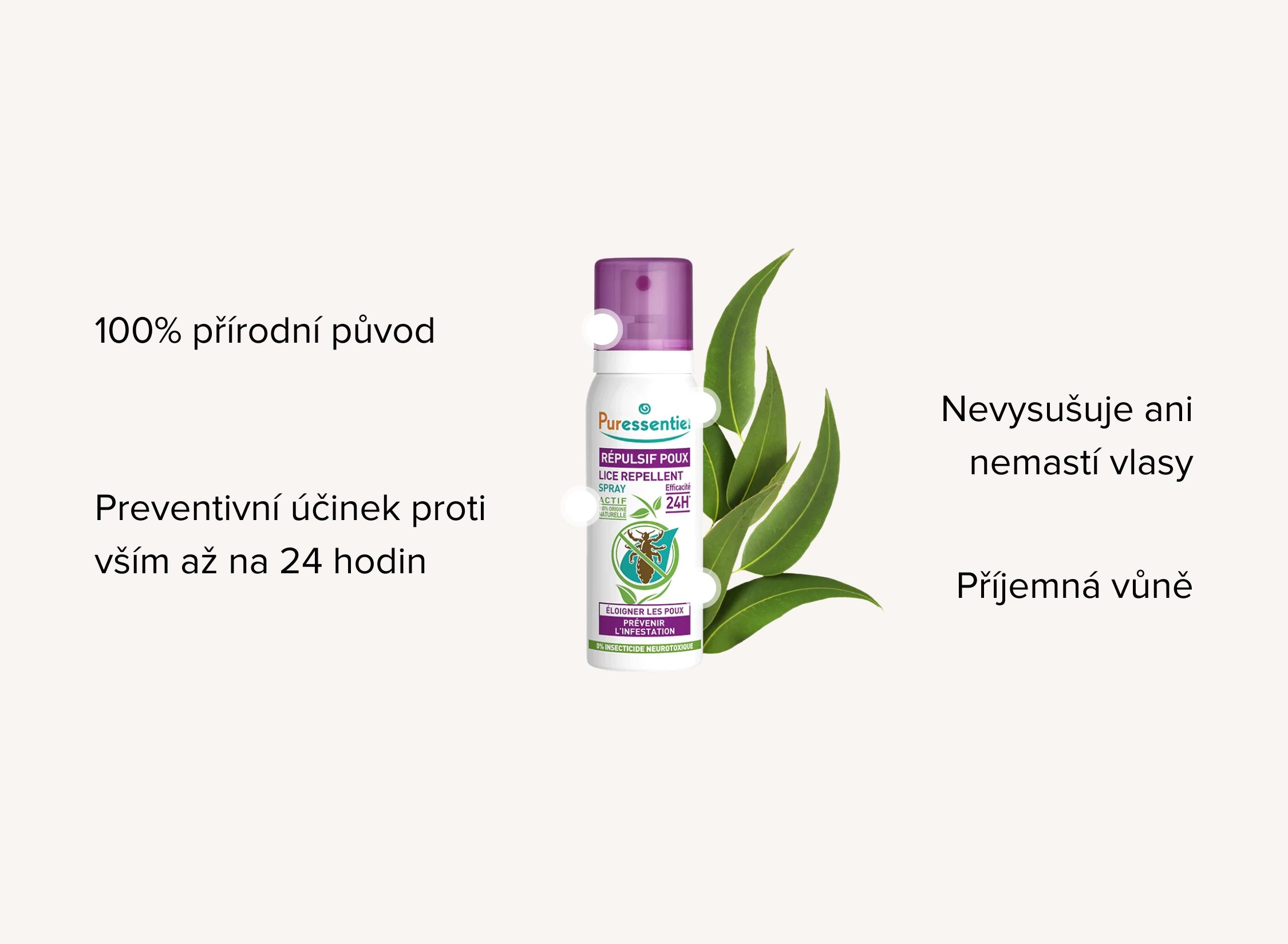 Přírodní repelent proti vším