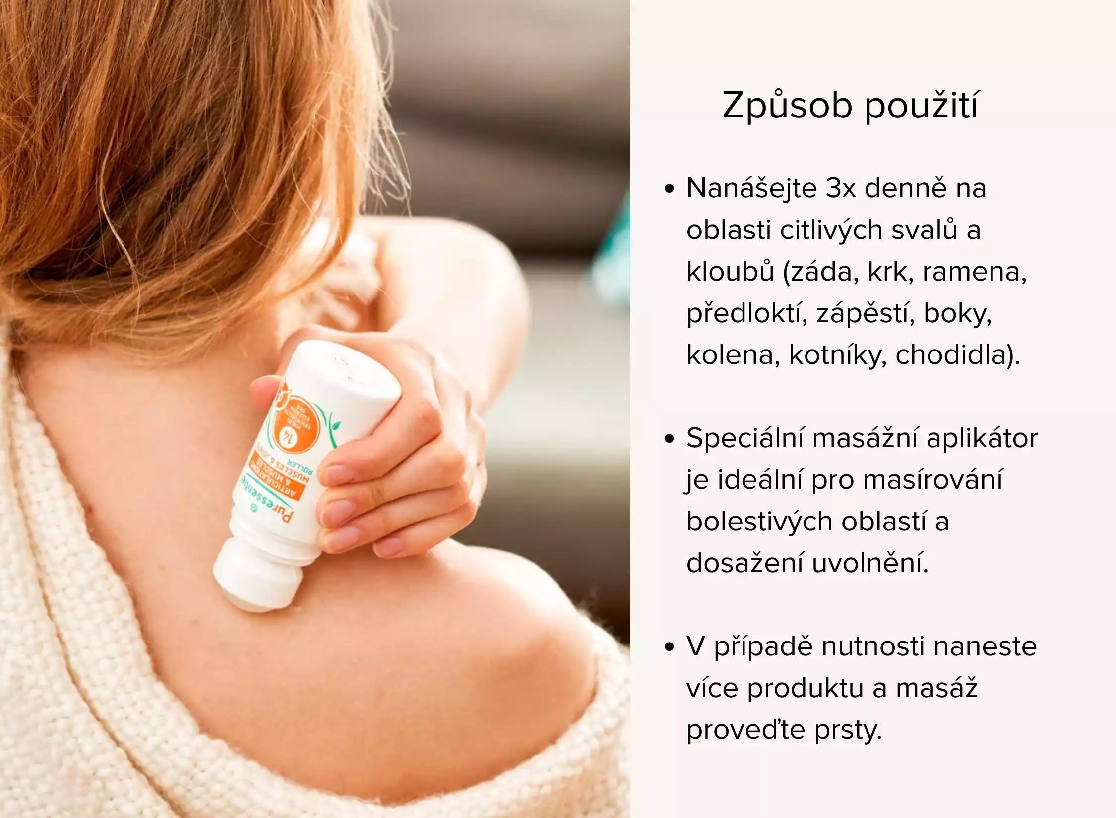 Roll-on na bolavé svaly a klouby 14 esenciálních olejů