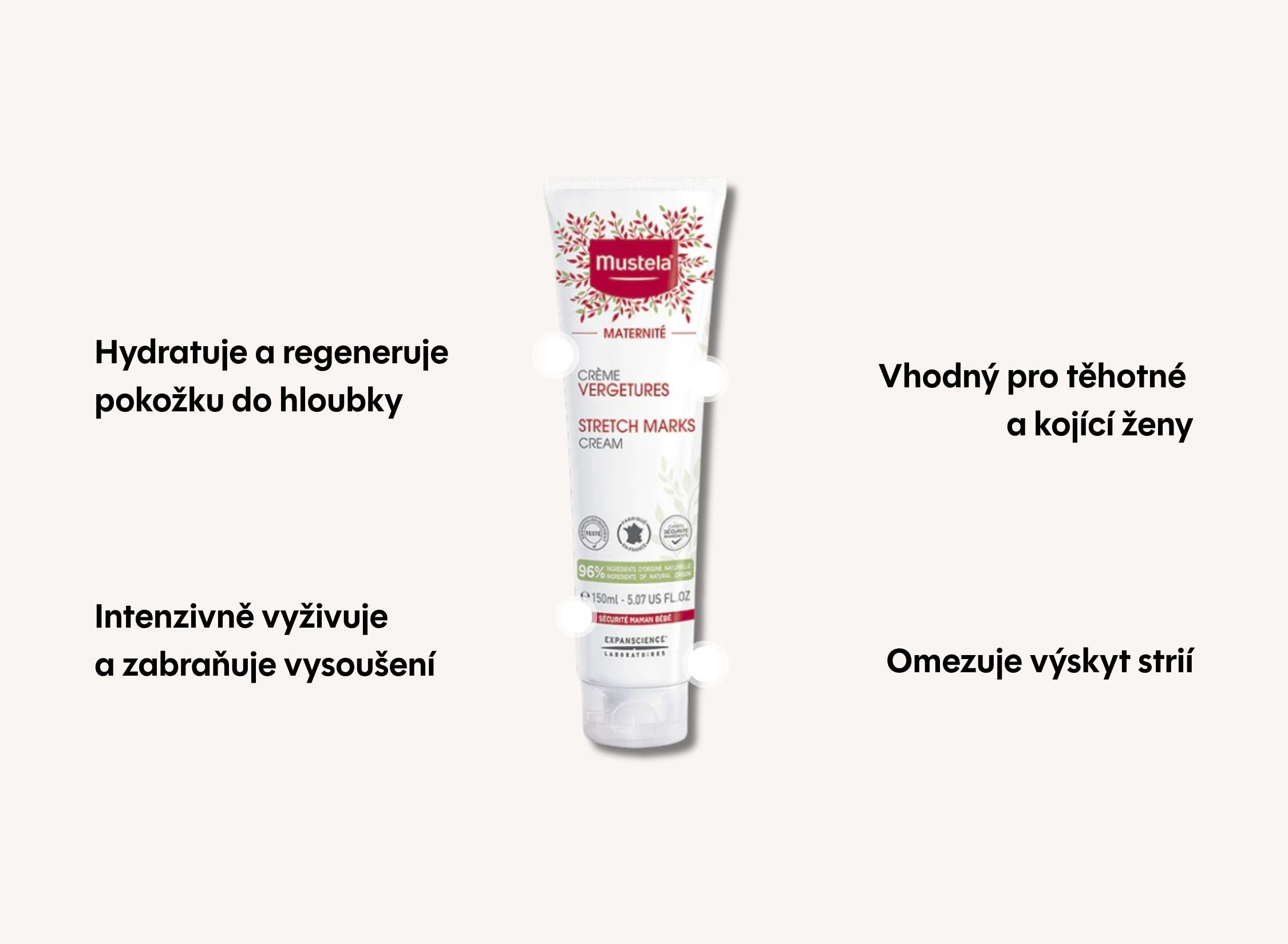 MATERNITÉ Krém proti striím 3v1
