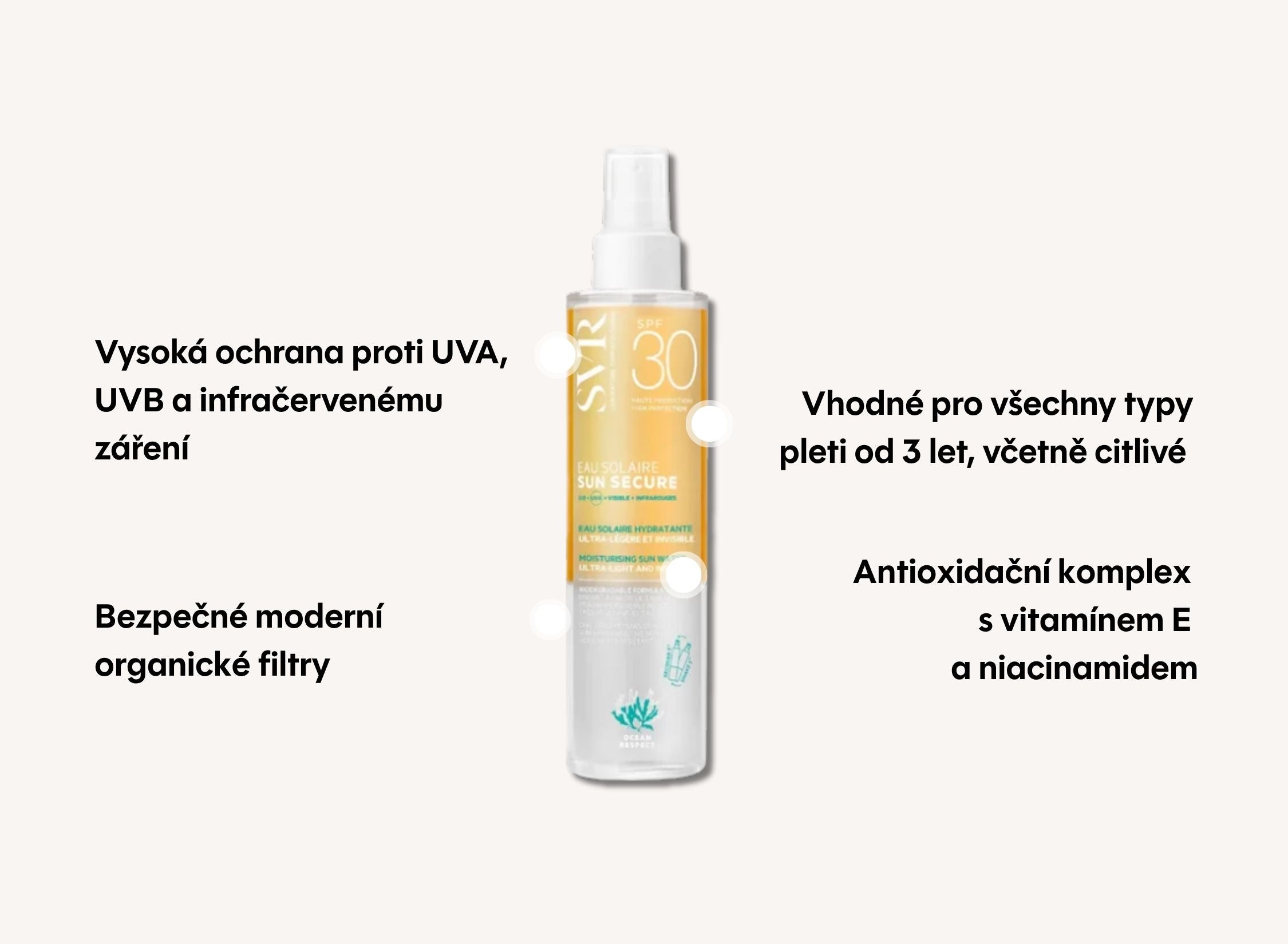 Sun Secure ochranná voda SPF30