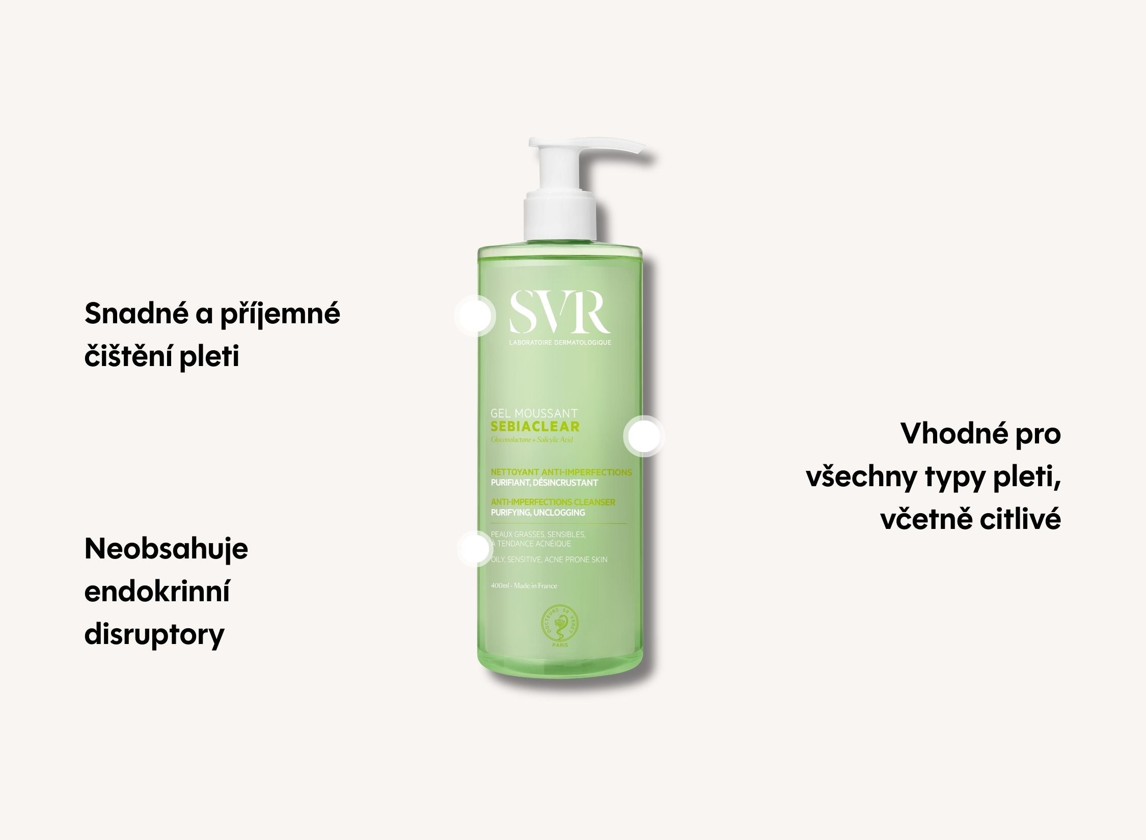 Sebiaclear čisticí pěnivý gel