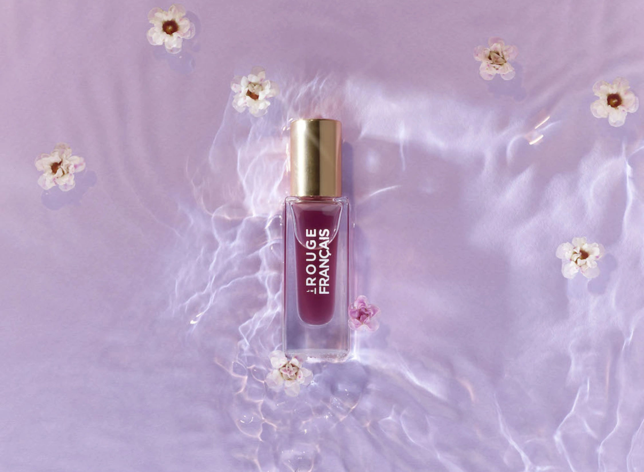 Olej na rty s jemným leskem – fialový