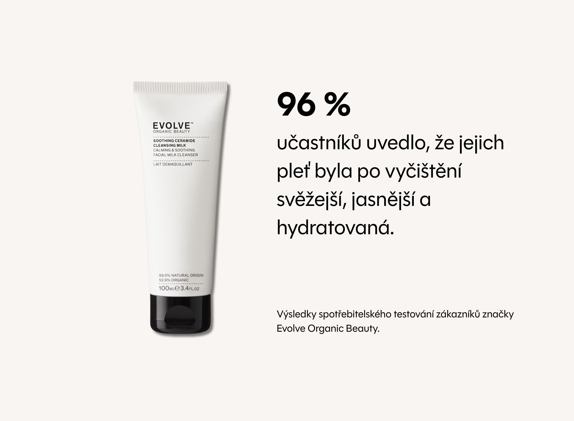 Zklidňující čisticí mléko s ceramidy