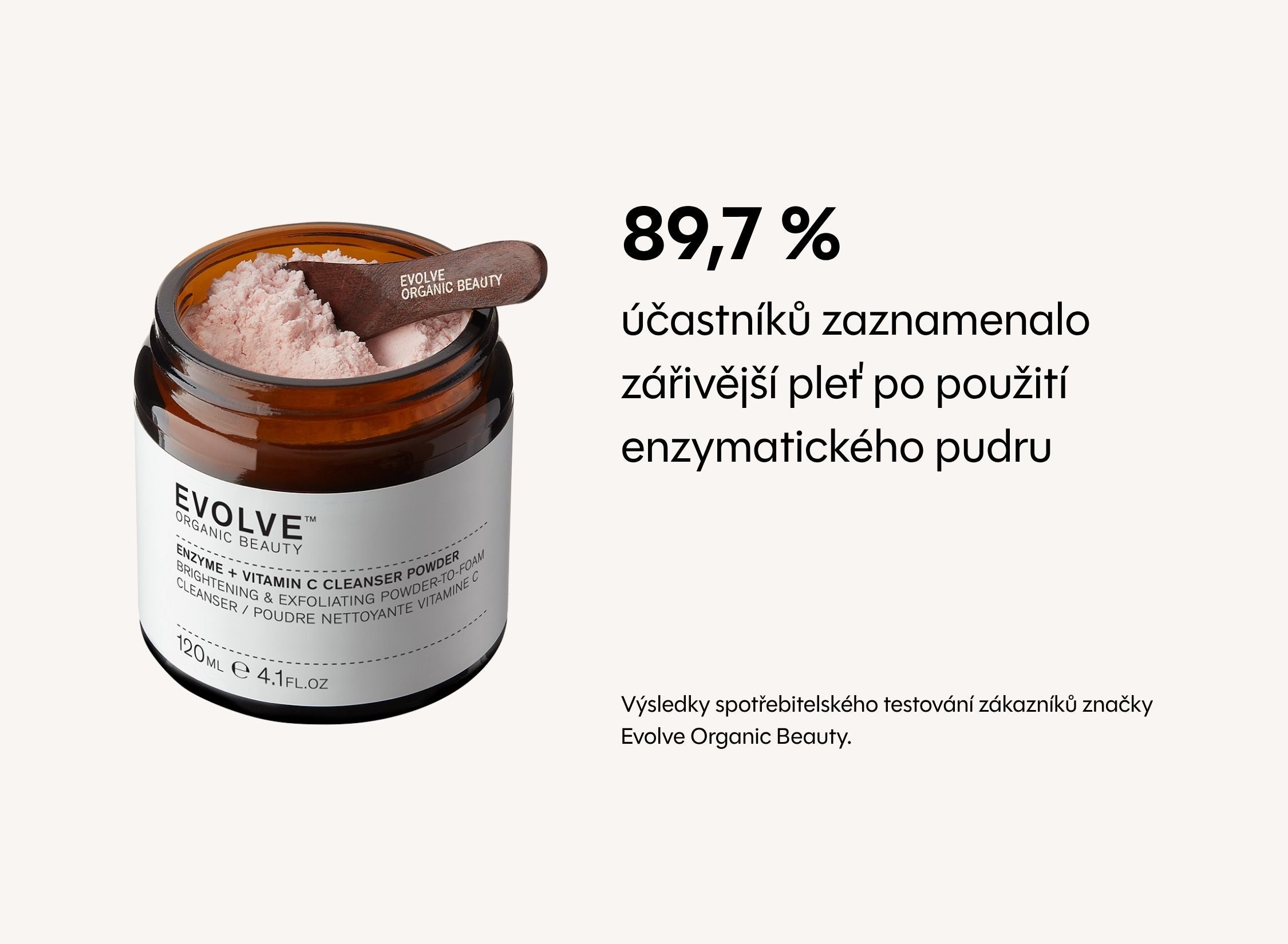 Enzymatický pudr na čištění pleti s vitamínem C