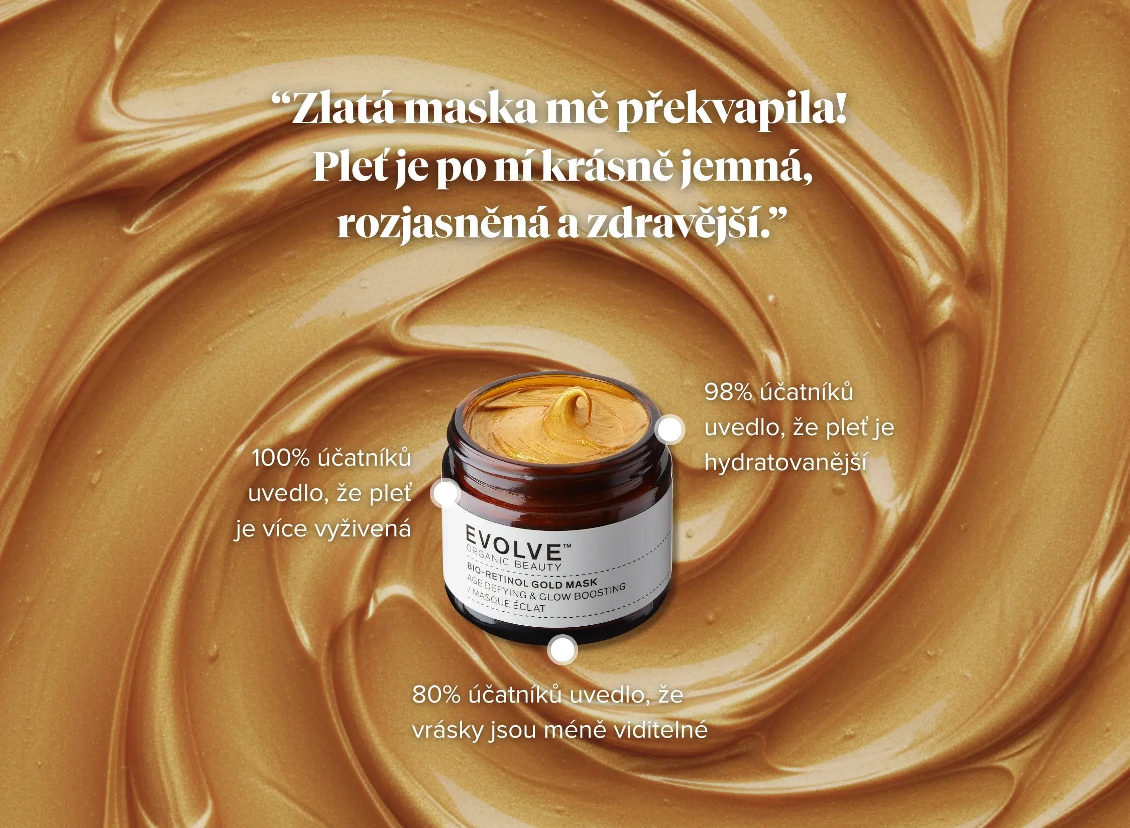 Zlatá maska s Bio retinolem