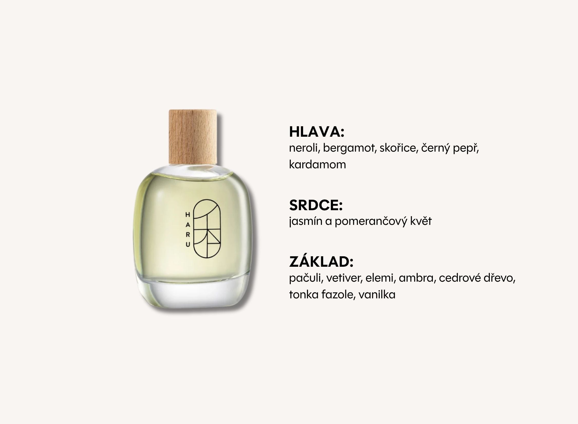 HARU přírodní parfém z esenciálních olejů