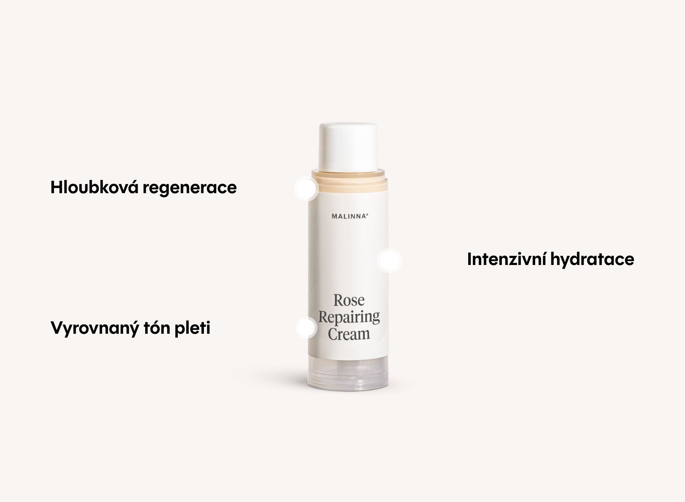 Antioxidační krém s esencí růže pro rozjasnění pleti - refill