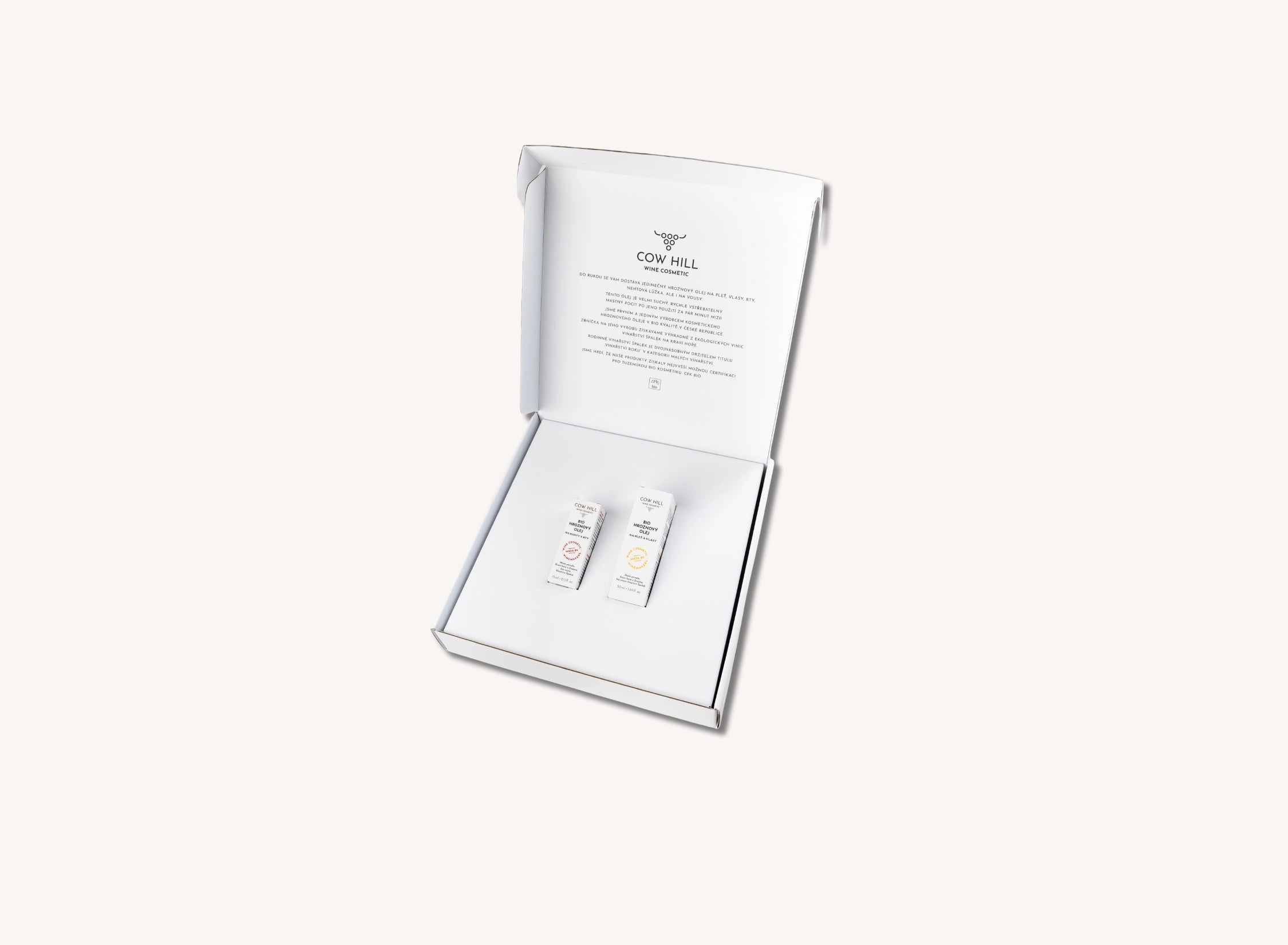 Dárková kazeta Bio hroznový olej na pleť, tělo a vlasy