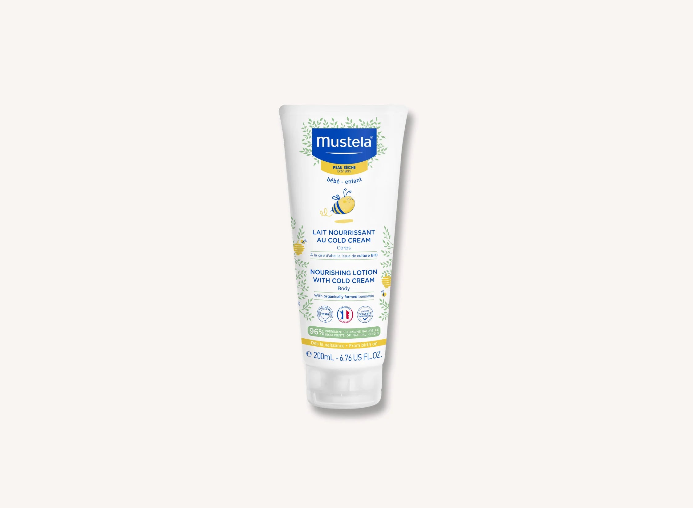 Vyživující tělové mléko obohacené o cold cream