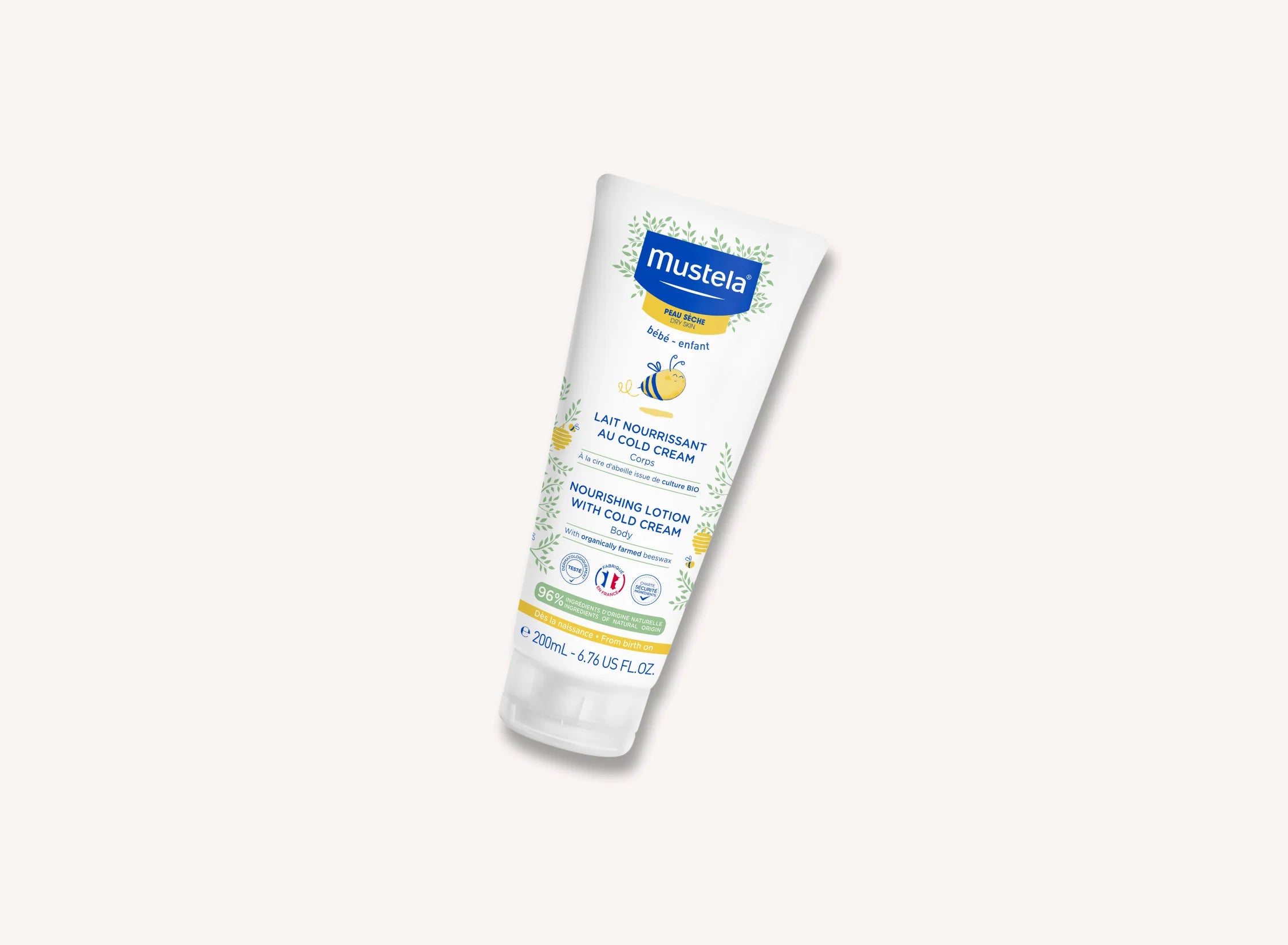 Vyživující tělové mléko obohacené o cold cream