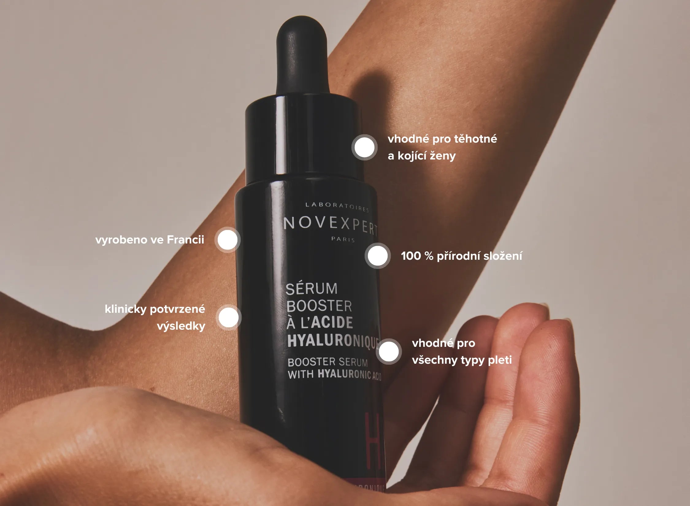 Booster sérum s kyselinou hyaluronovou