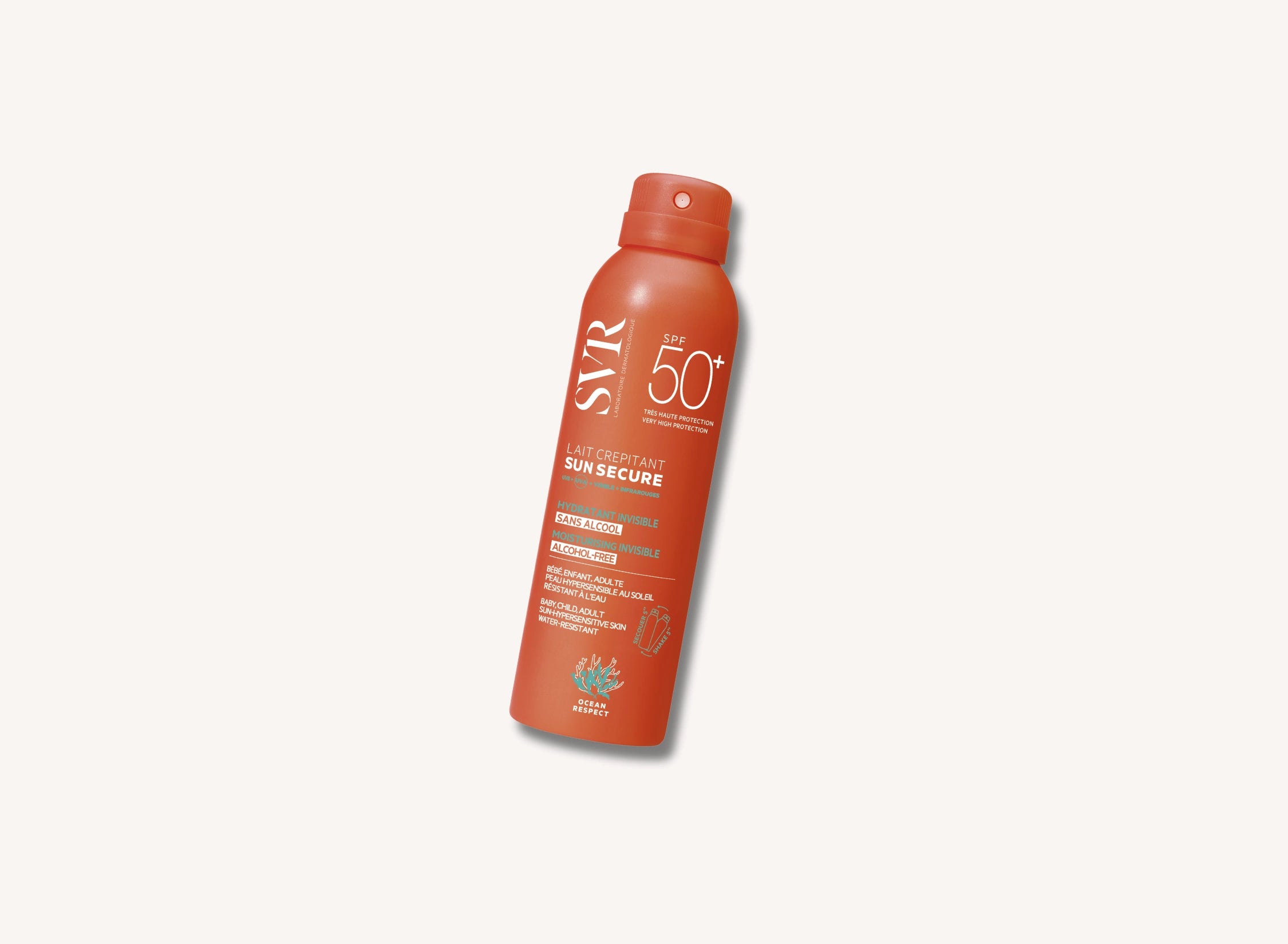 Sun Secure praskající opalovací mléko SPF50+