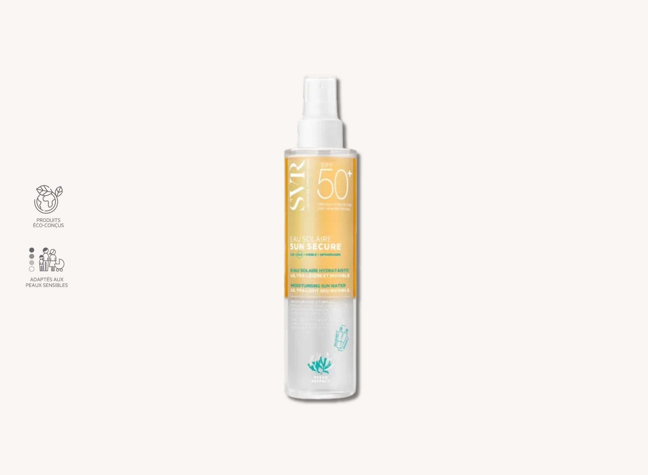 Sun Secure opalovací voda SPF50+