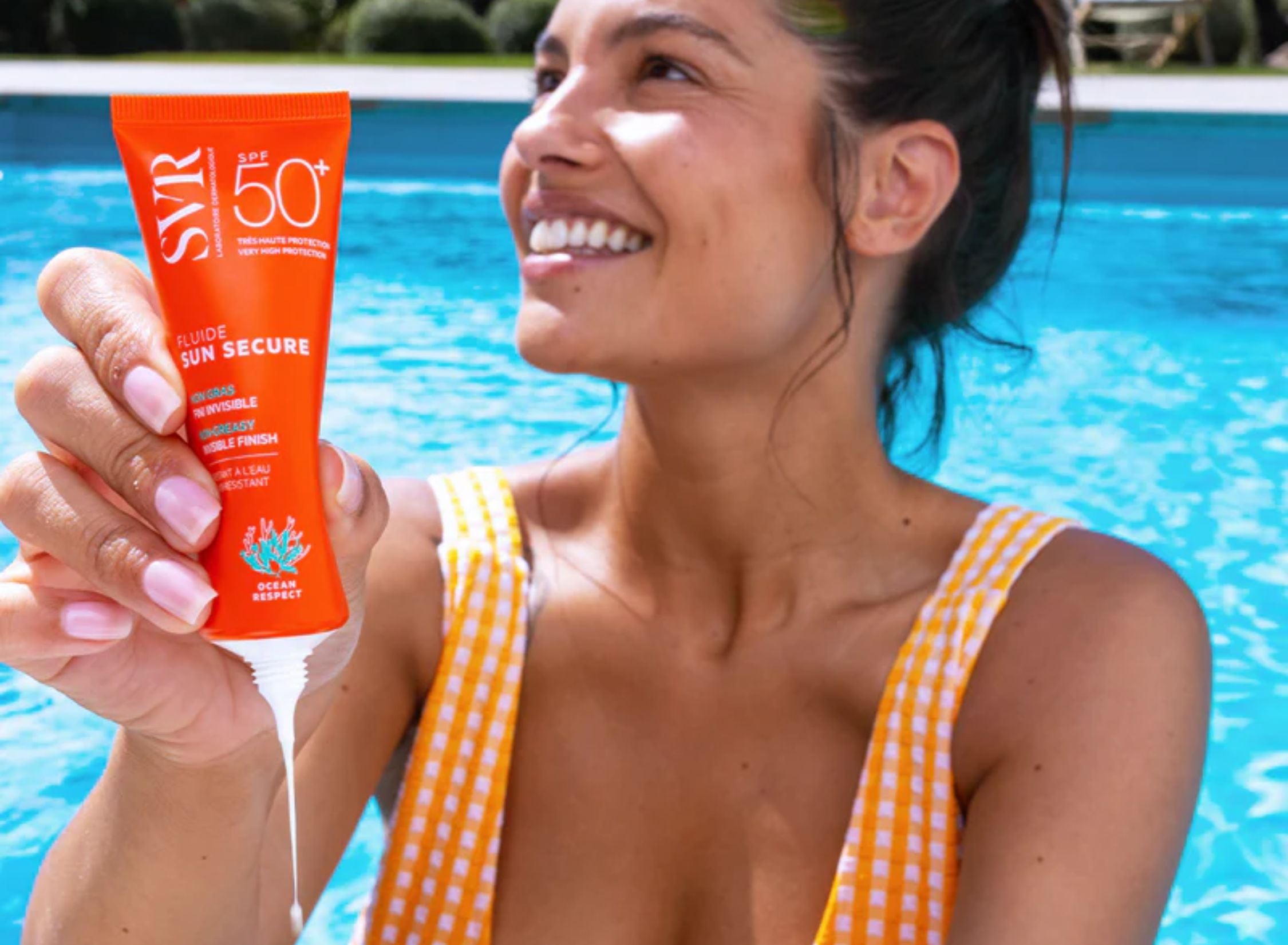 Sun Secure lehký fluidní opalovací krém SPF50+