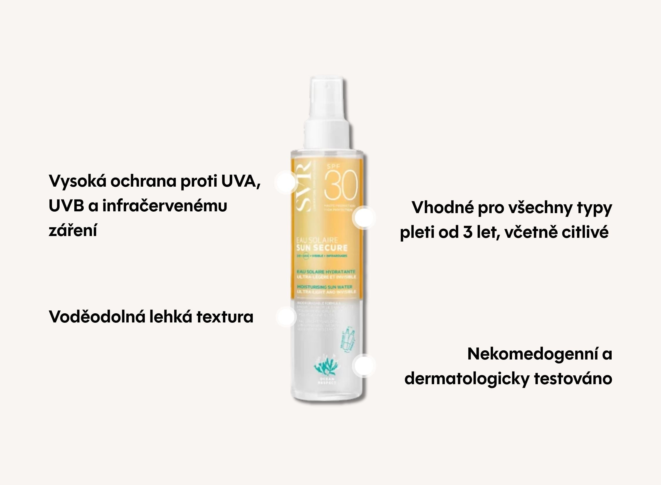 Sun Secure ochranní voda SPF30