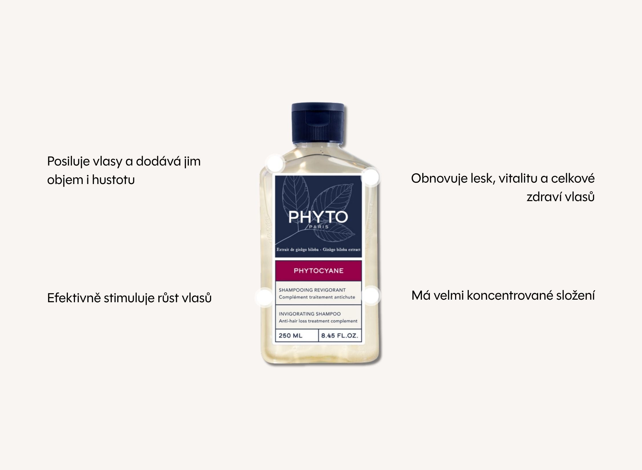Phytocyane Šampon proti vypadávání vlasů pro ženy