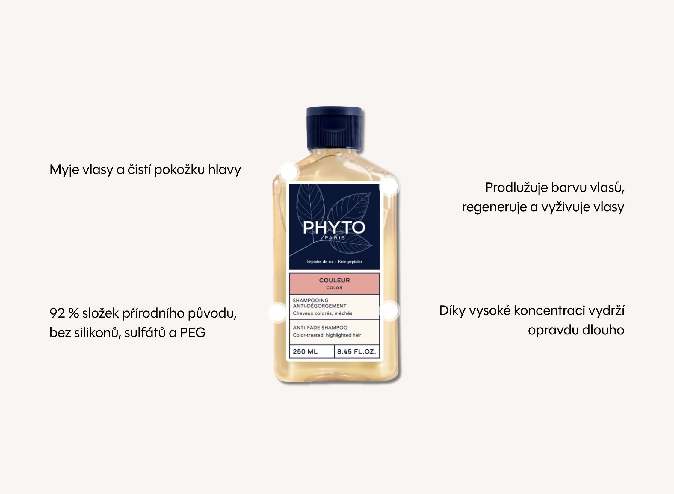 Color Šampon pro ochranu barvených a zesvětlených vlasů