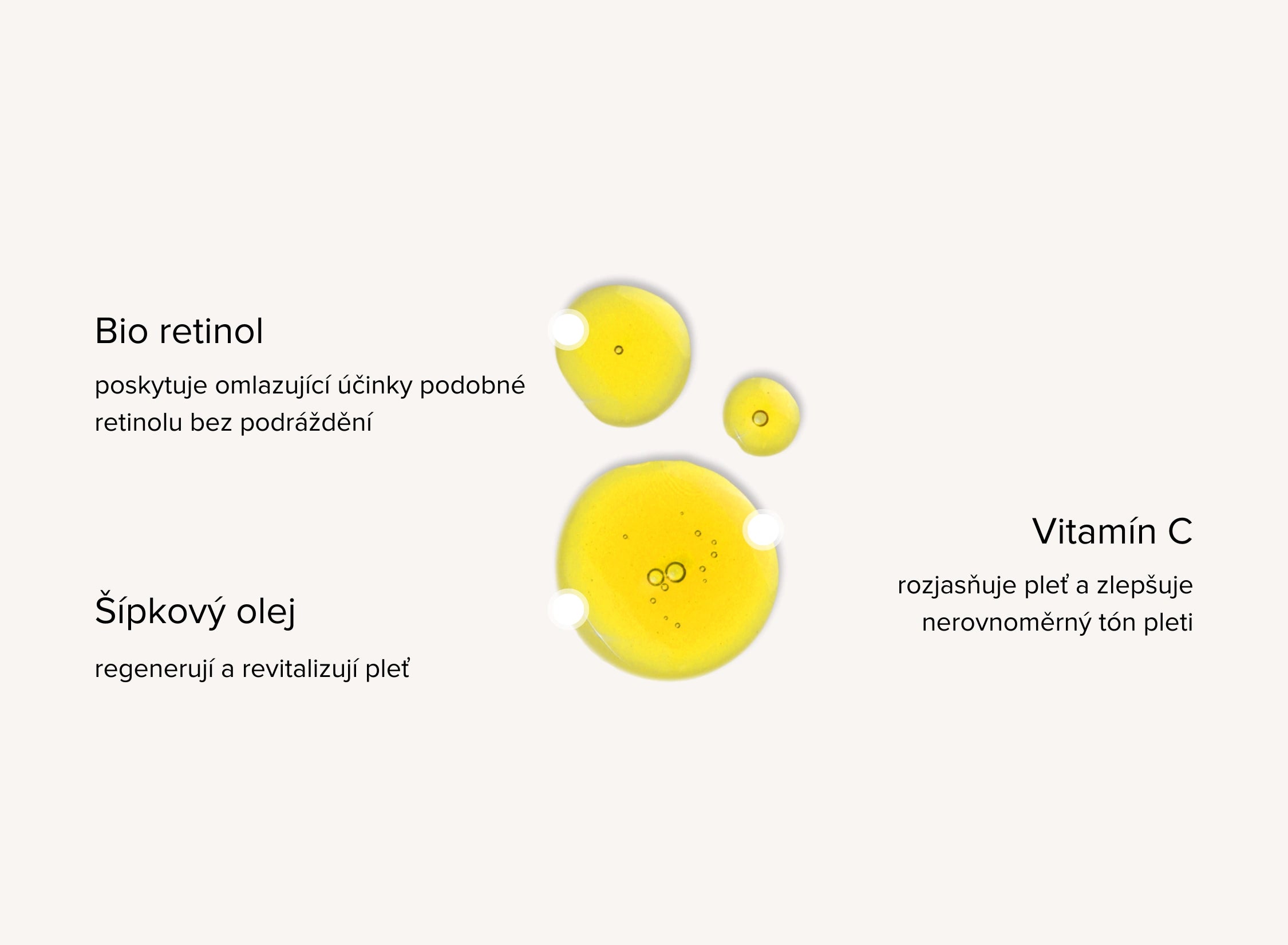 Booster sérum Bio retinol a vitamín C