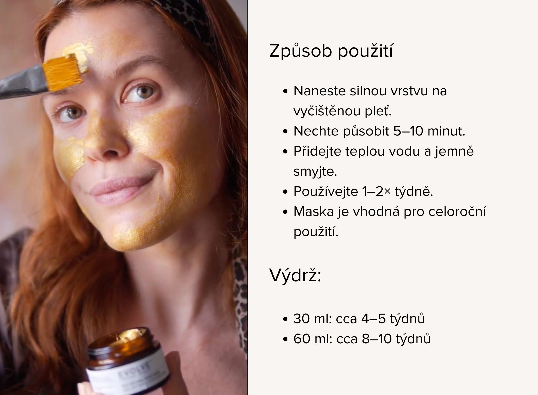 Zlatá maska s Bio retinolem