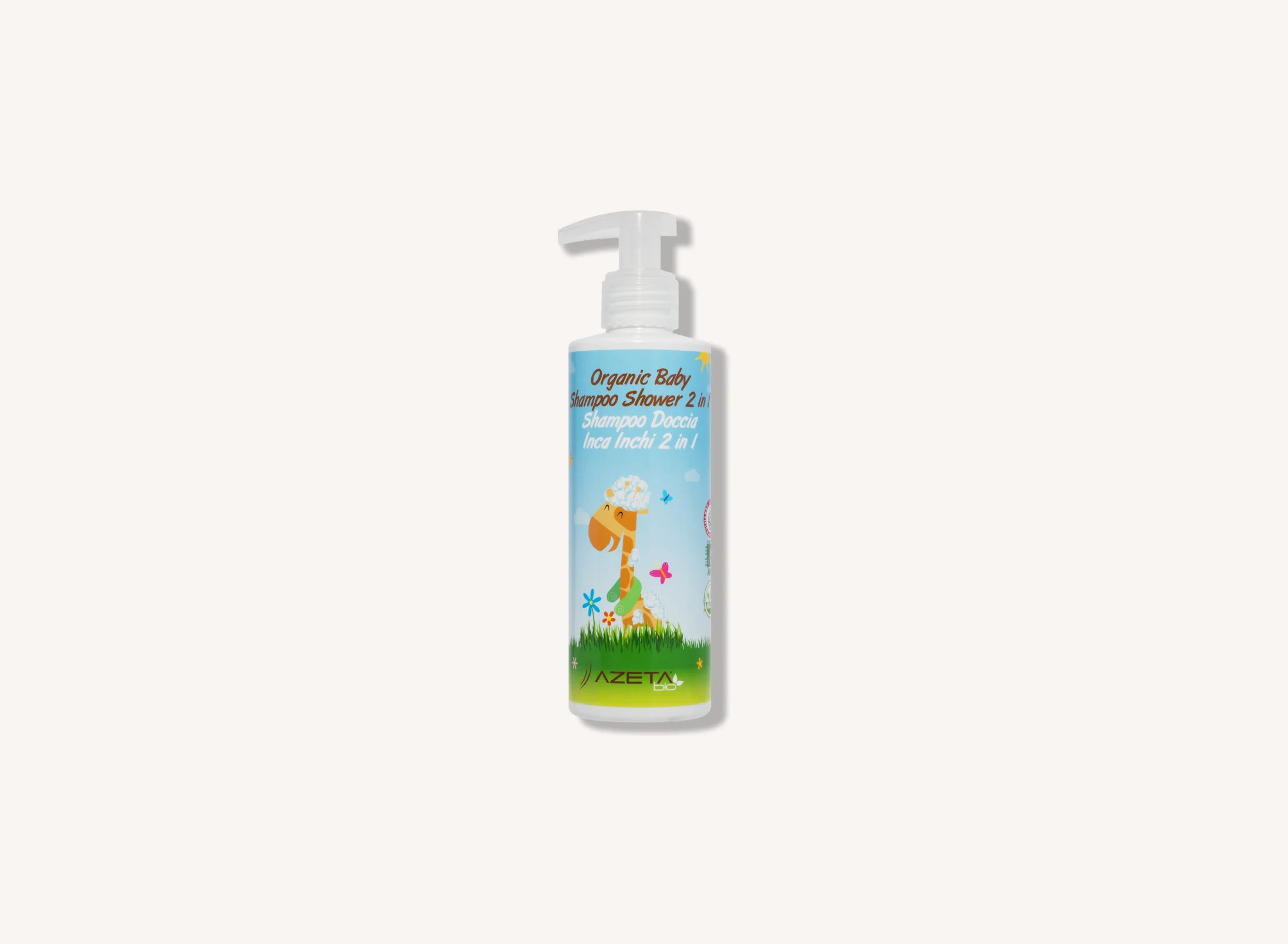 Organic Baby Shampoo Shower 2 in 1