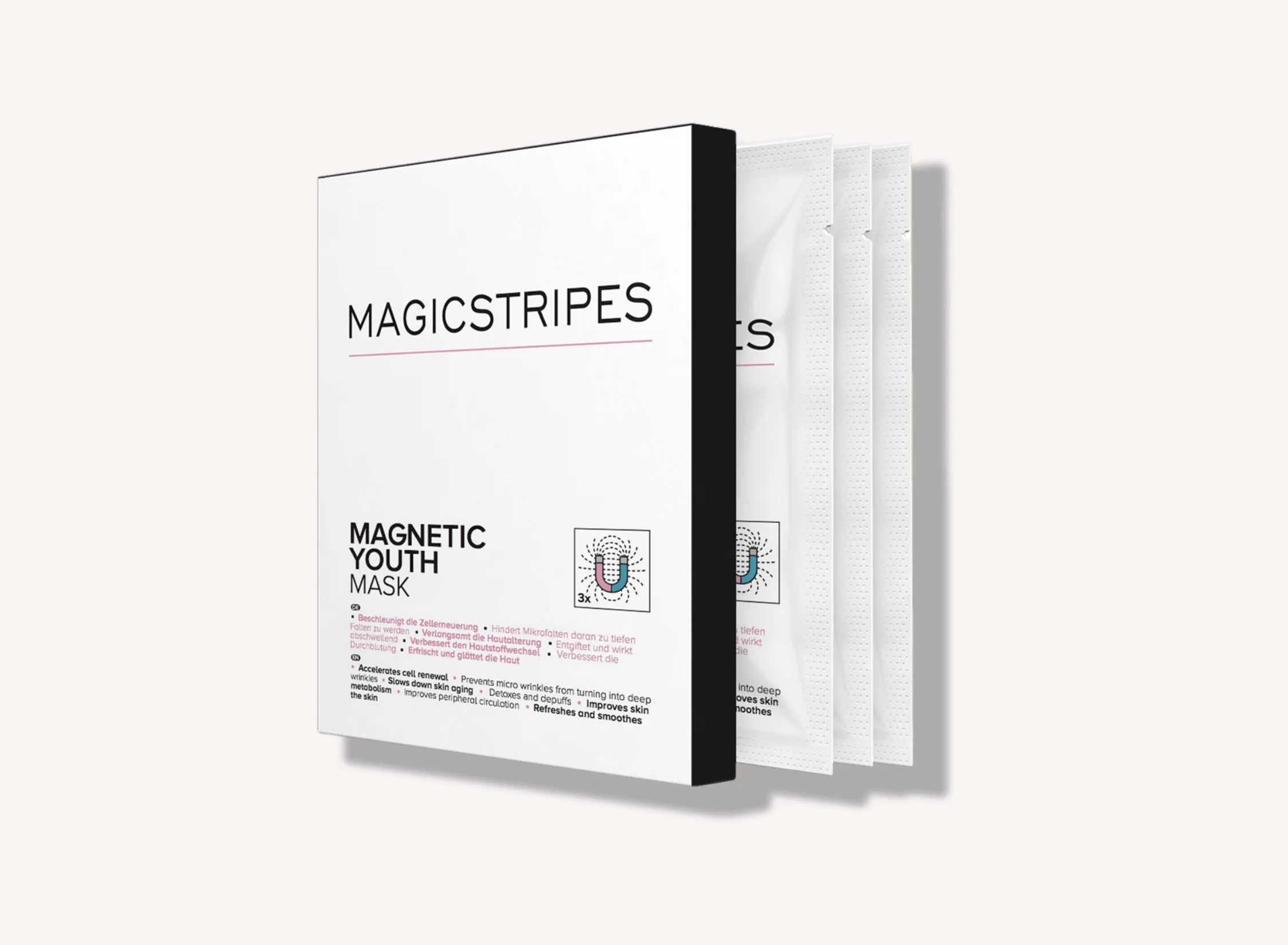 Magicstripes Magnetic Youth Mask Box - 3 masks