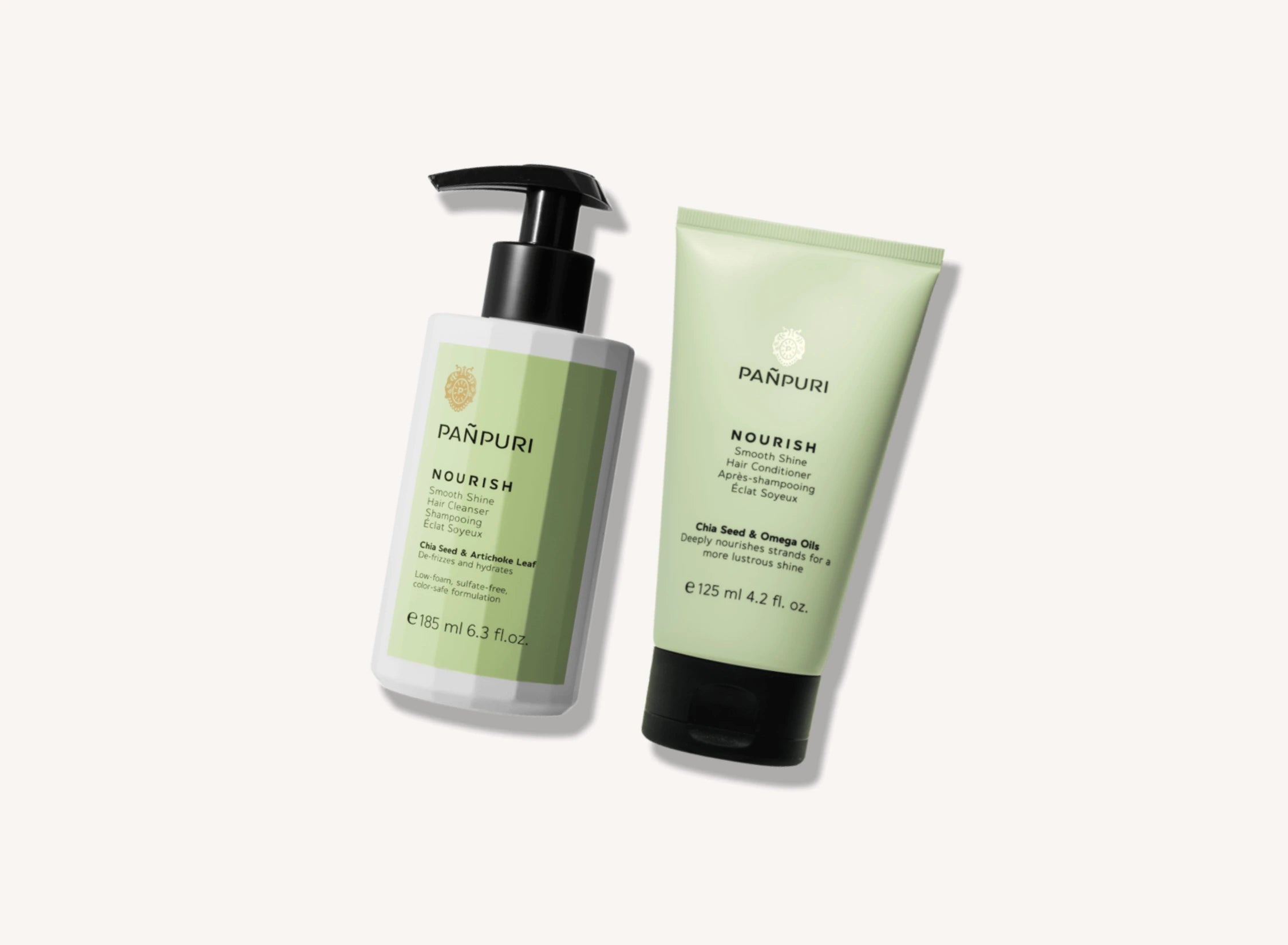 Nourish Smooth Shine Hair Cleanser Shampooing + Smooth Shine Hair Conditioner SET